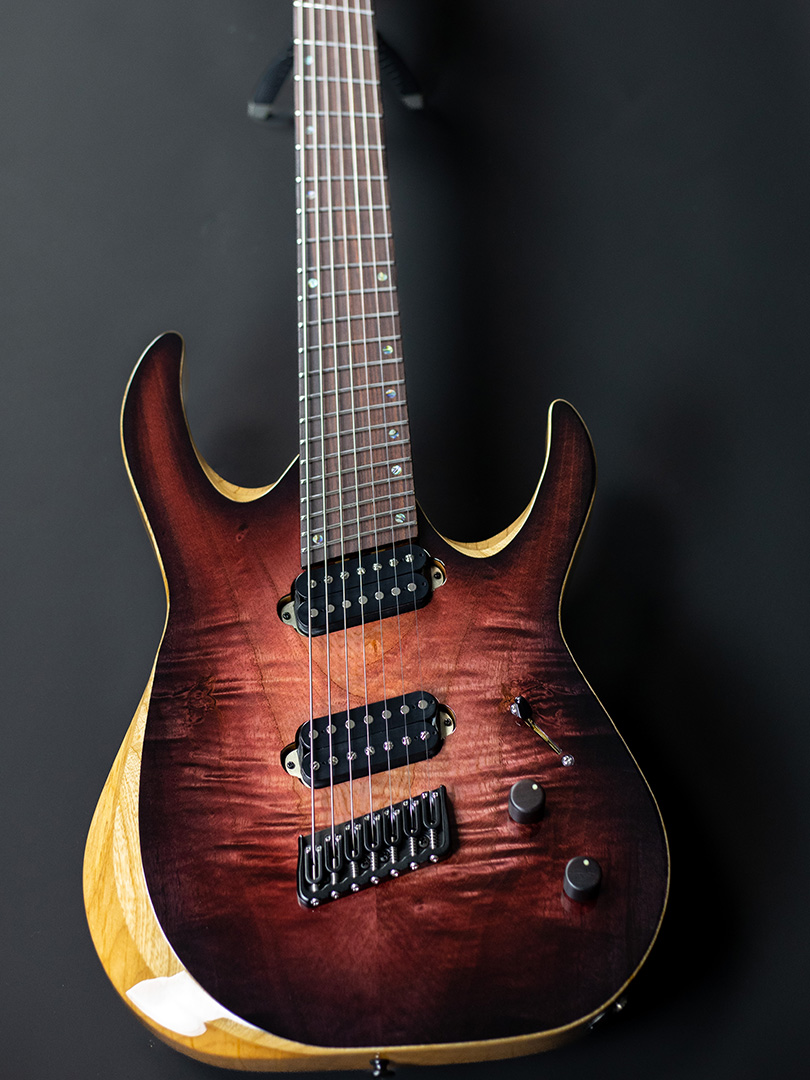 "Pro Series" Faded Velvet Burst Baaz 7 Multiscale